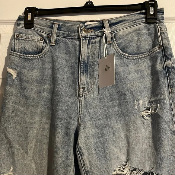 Pistola NWT women’s high rise relaxed roller jeans size 28